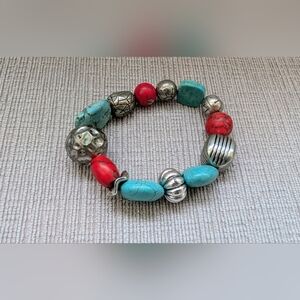 Brand New Beaded Stretch Bracelet - Gift!